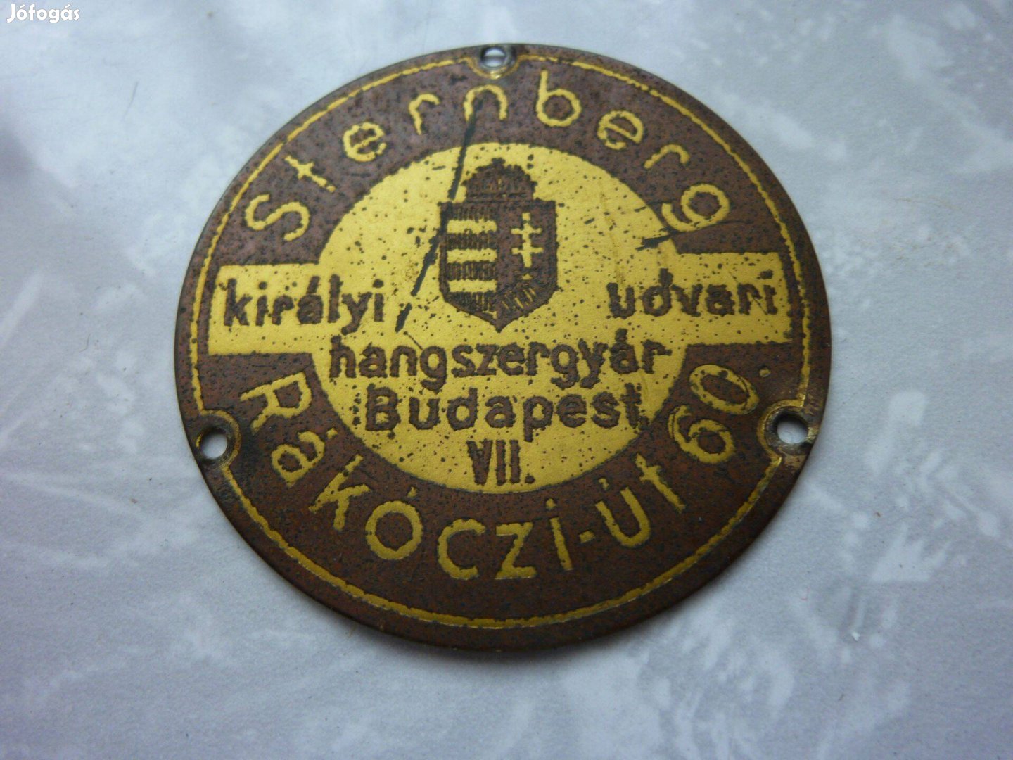 Gramofon réz biléta eladó