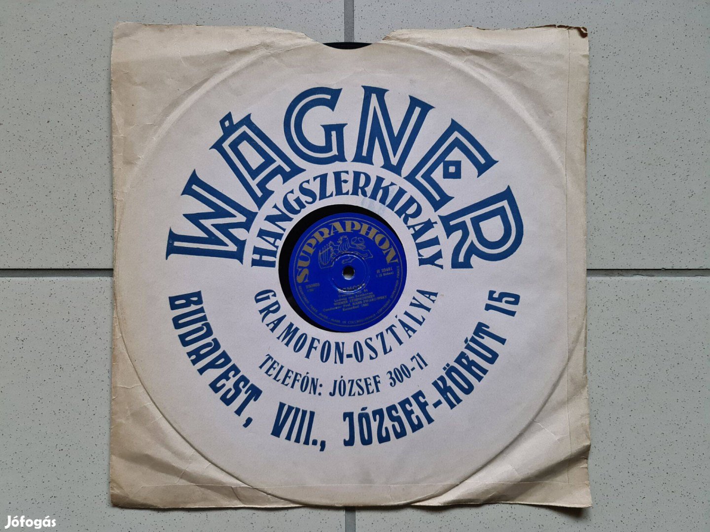 Gramofonlemez hanglemez ritka szép állapotban 78 as