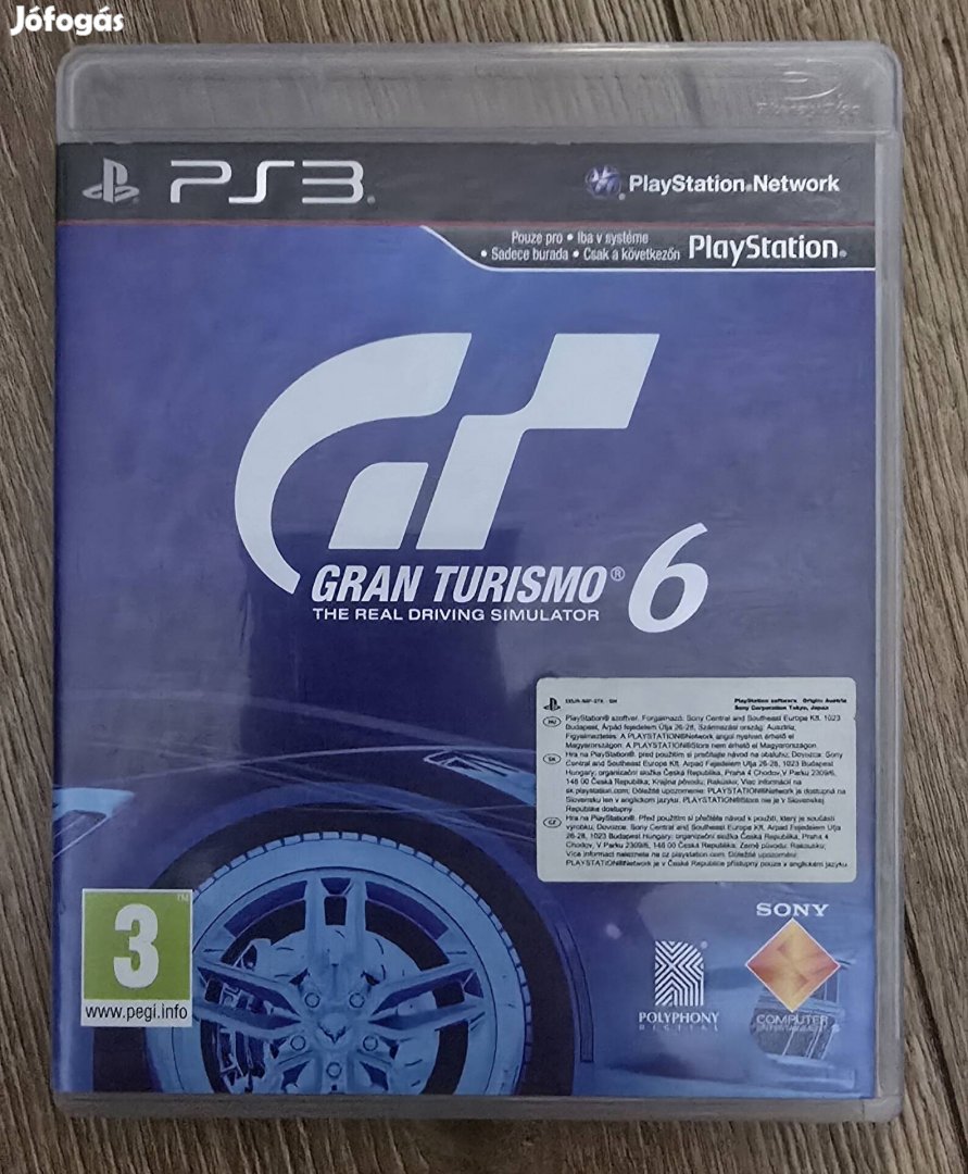 Gran Turismo 6 Ps3 használt játék Playstation 3 