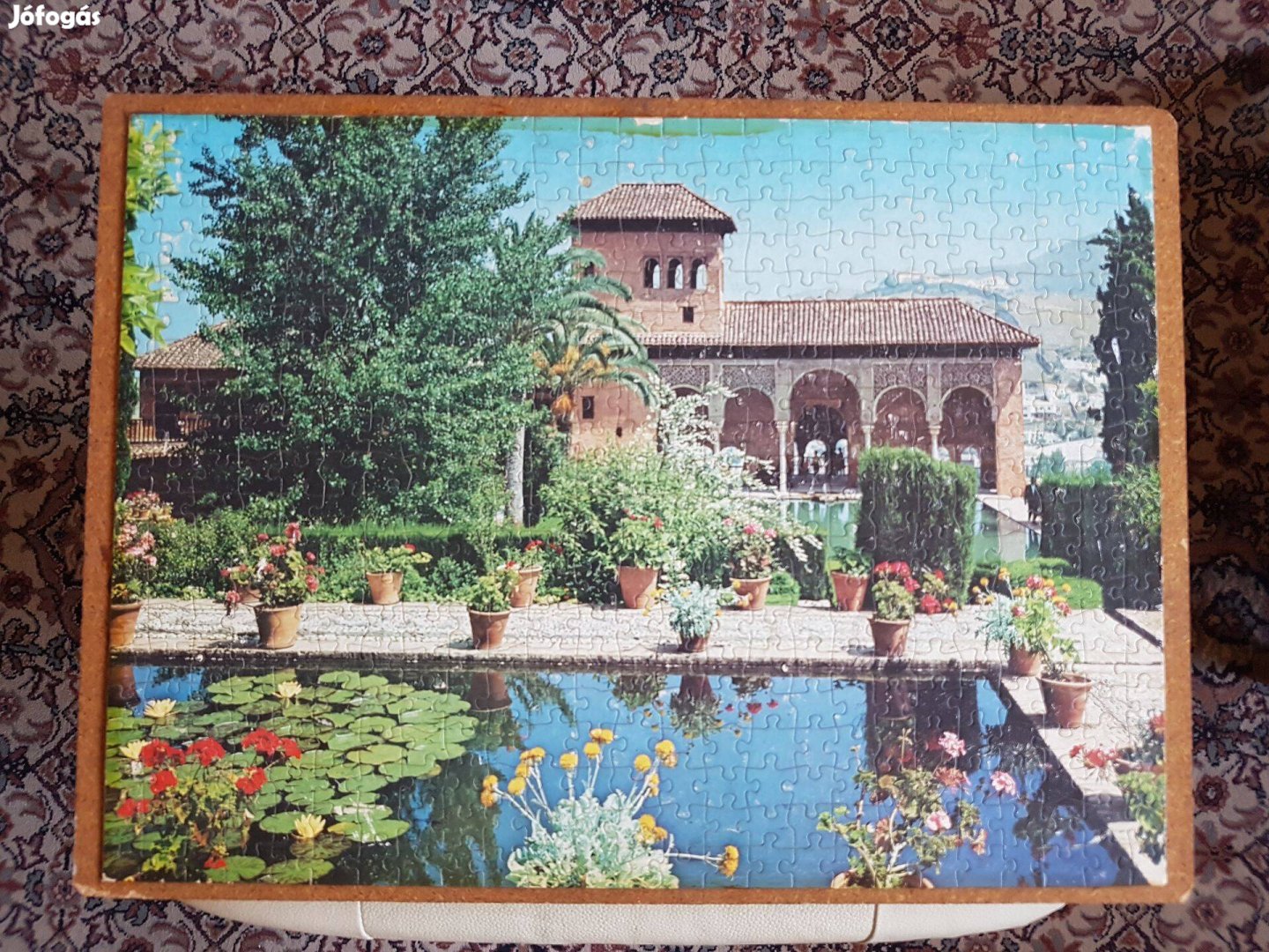 Granadai Alphambra Partal palota Puzzle Falikép 500 db-os