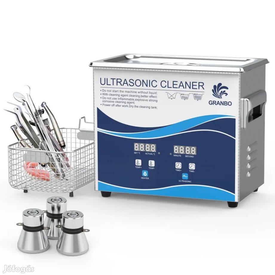 Granbo Ultrahangos tisztító 22L kavitáció optikai eszköz tisztítás Új