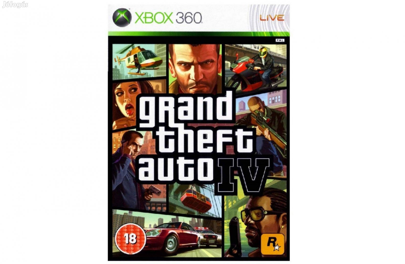 Grand Theft Auto IV - Xbox 360 játék,
