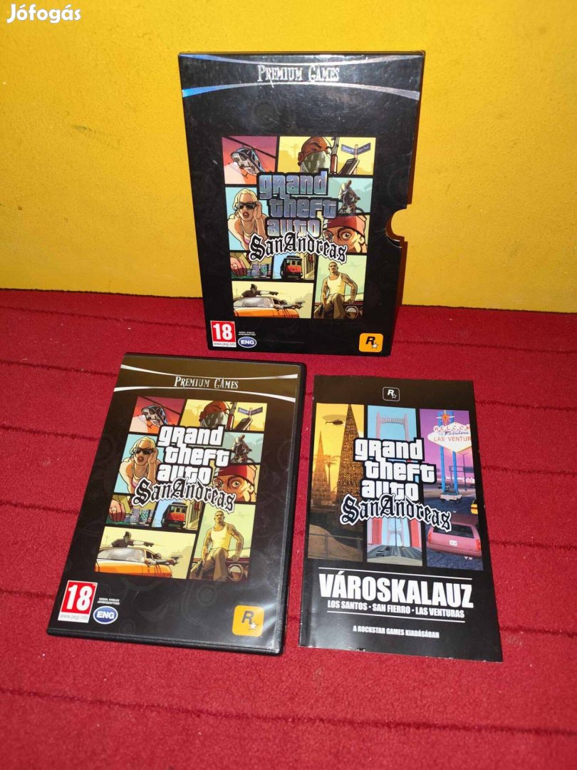 Grand Theft Auto San Andreas PC dvd