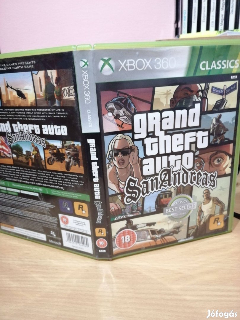 Grand Theft Auto San Andreas - eredeti xbox360/ONE játék