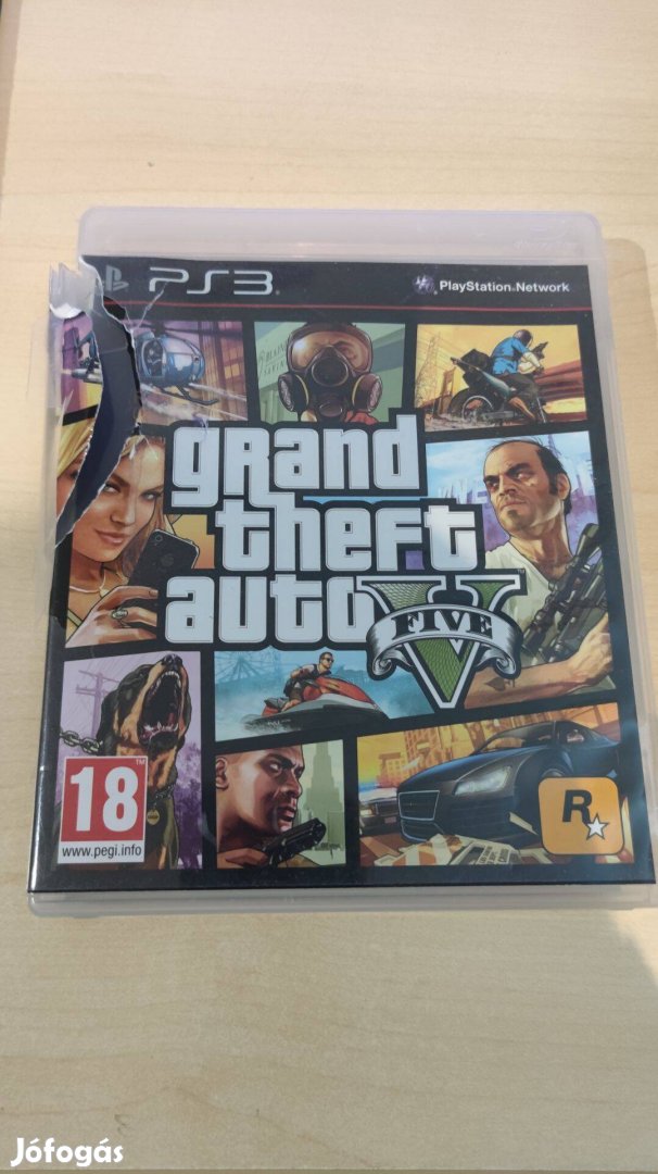 Grand Theft Auto V PS3 játék (doboza törött)