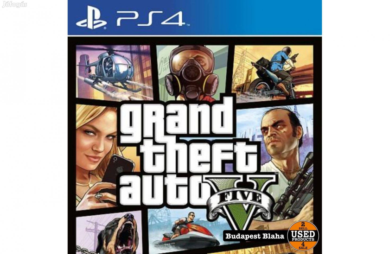 Grand Theft Auto V - PS4 játék| Used Products Budapest Blaha