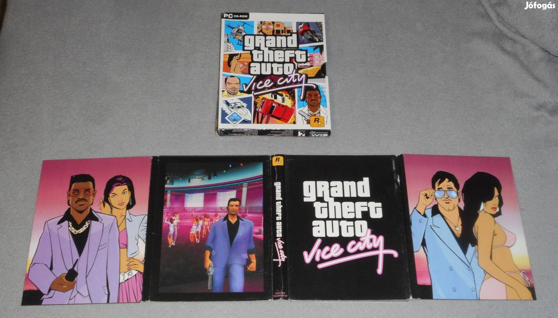 Grand Theft Auto Vice City / GTA Vice City Számítógépes PC játék Ritka