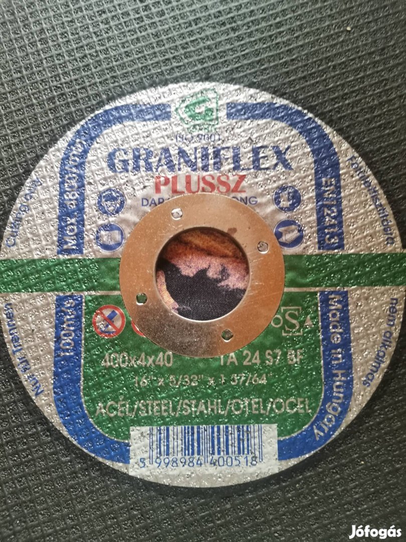 Graniflex plusz vágókorong 400x4x40