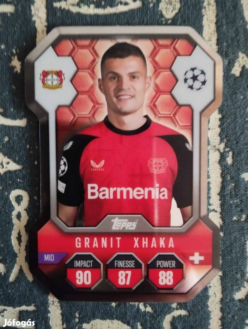 Granit Xhaka (Leverkusen) Shield Pajzs Bajnokok Ligája 2024/25 kártya