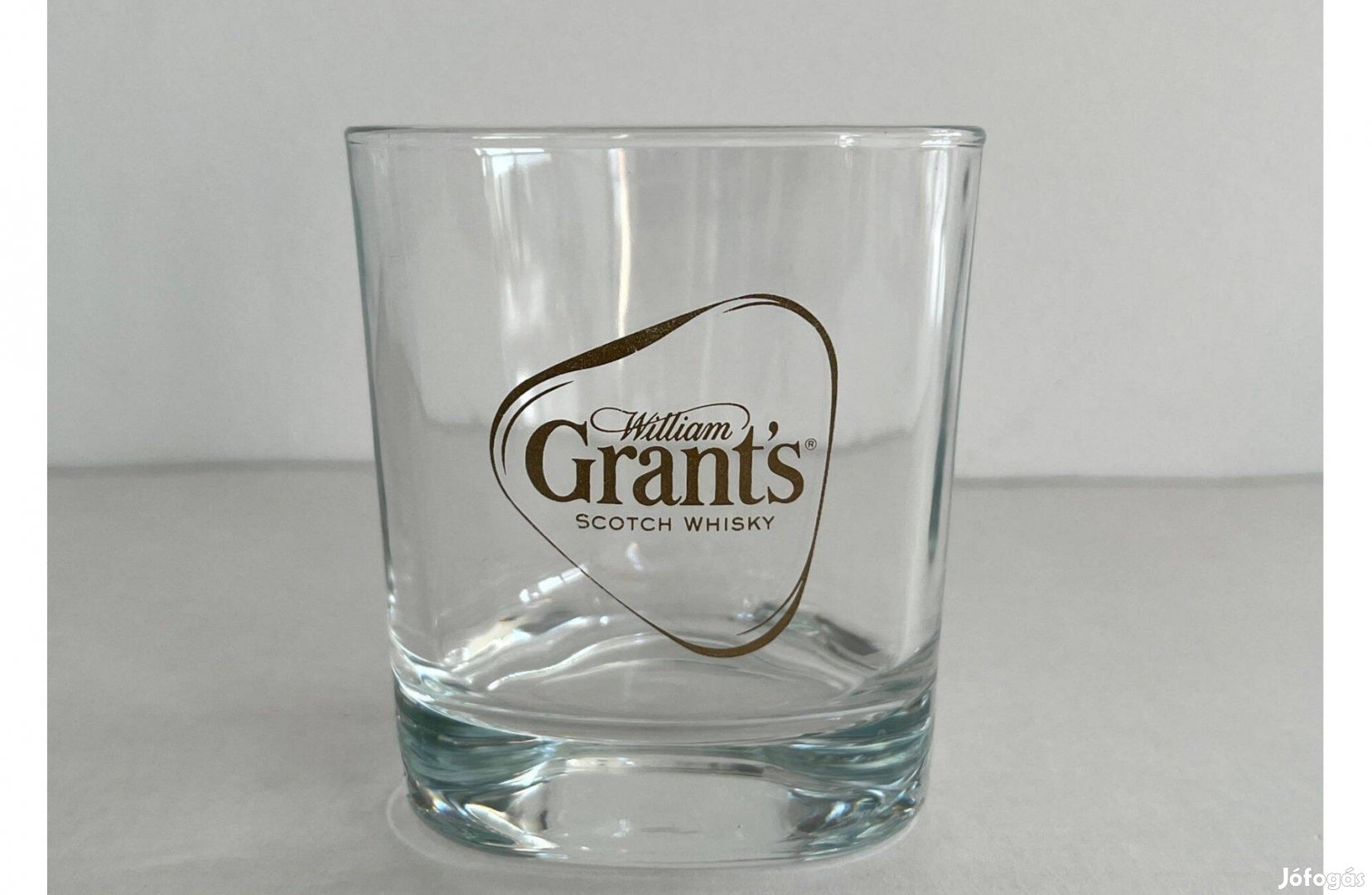 Grant's logós, új whiskys pohár, whisky üveg pohár