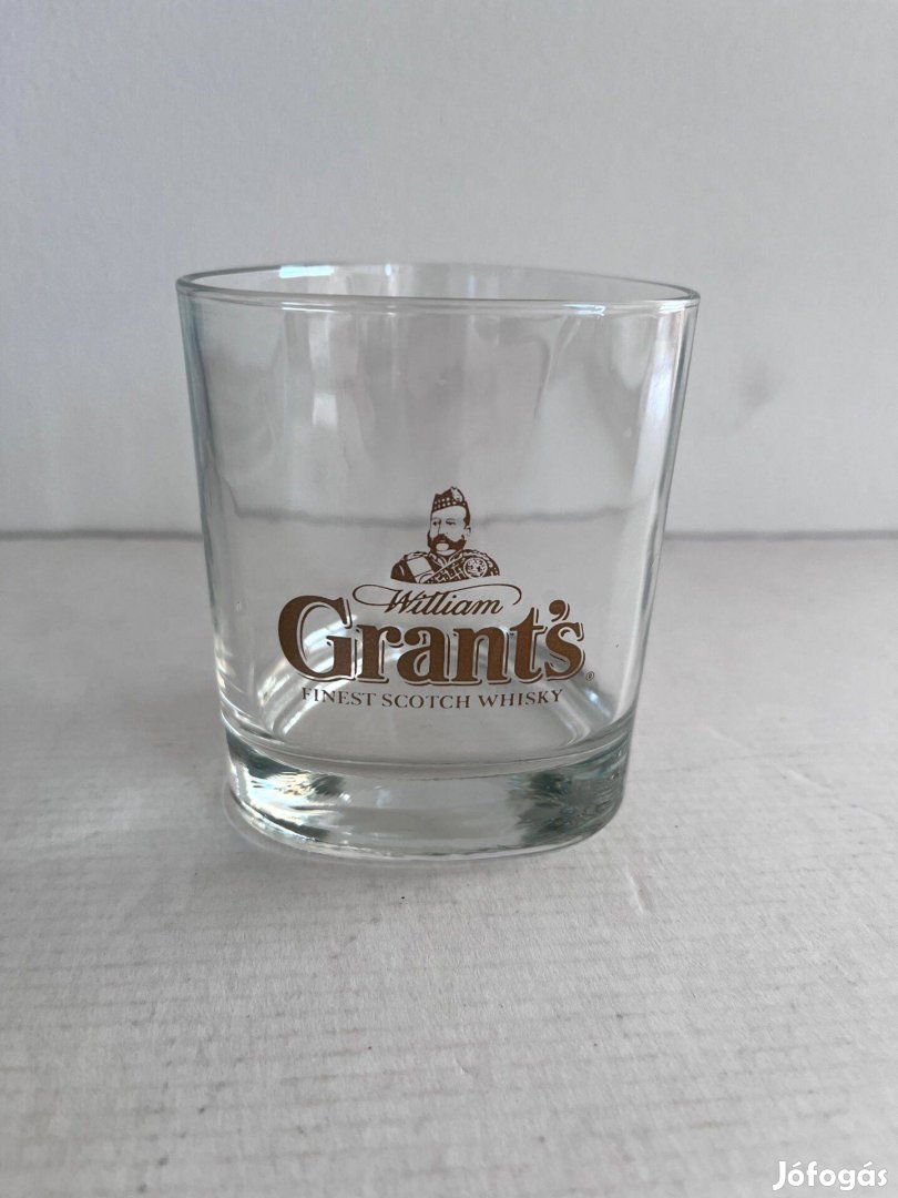 Grant's új whiskys pohár, whisky üveg pohár