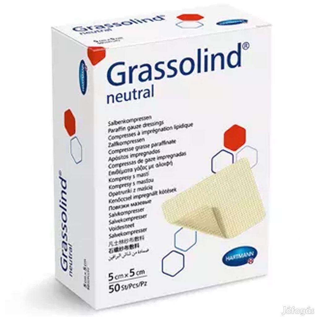 Grassolind kenőcsös sebfedő 5x5cm 50db