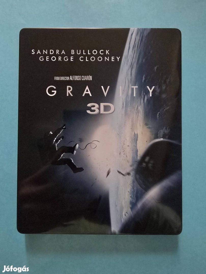 Gravitáció 3d és 2d (fémdoboz) blu-ray