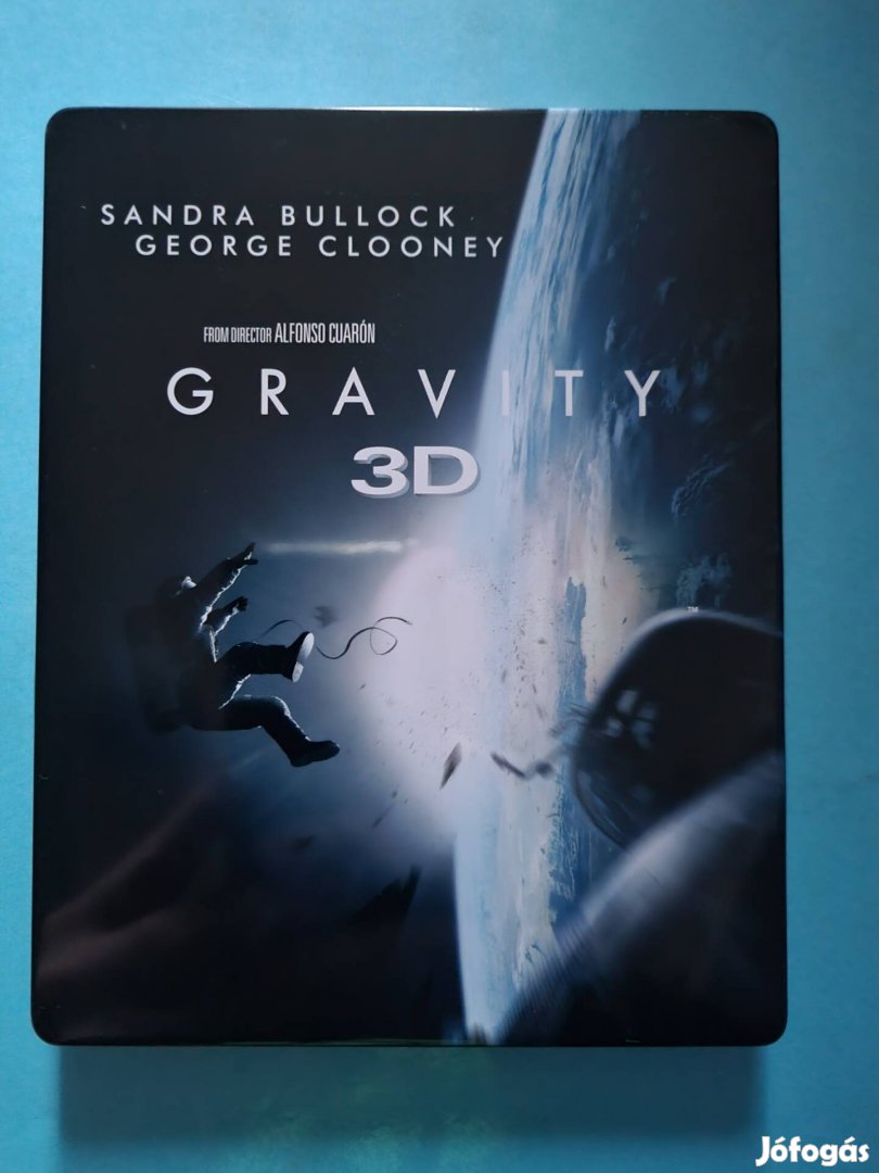 Gravitáció 3d és 2d (fémdoboz) blu-ray