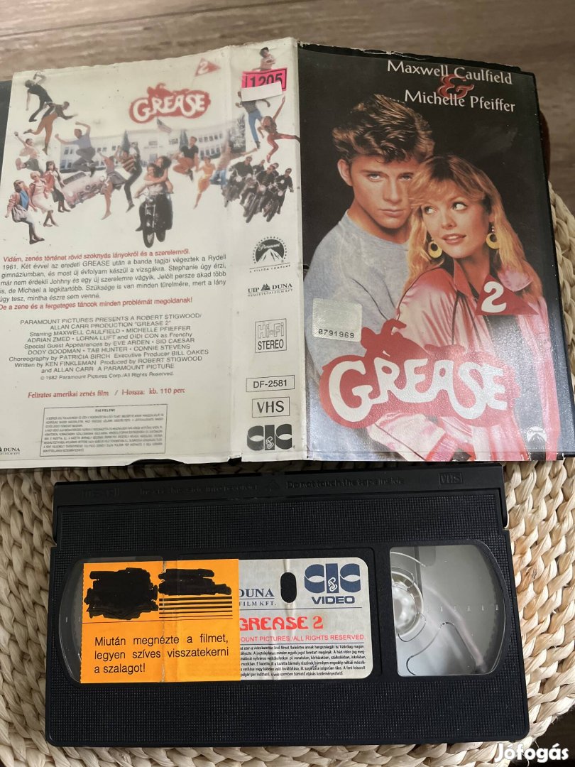 Grease 2 vhs film