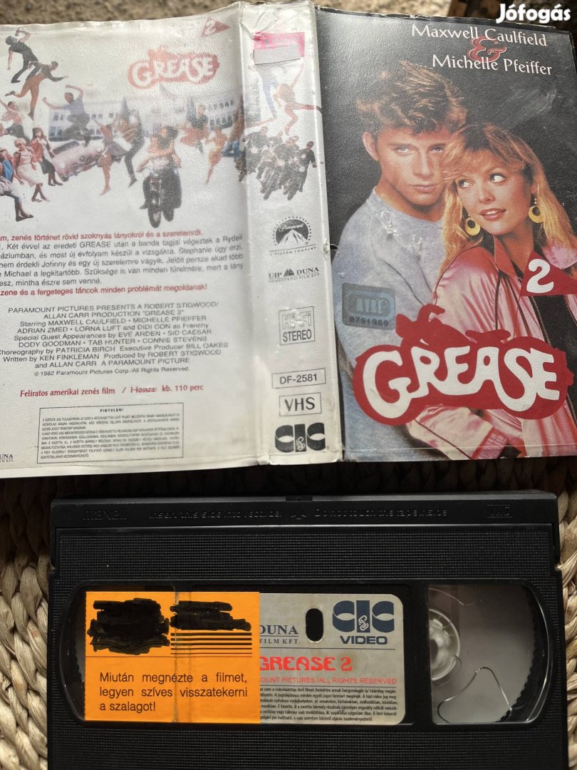 Grease 2 vhs kazetta