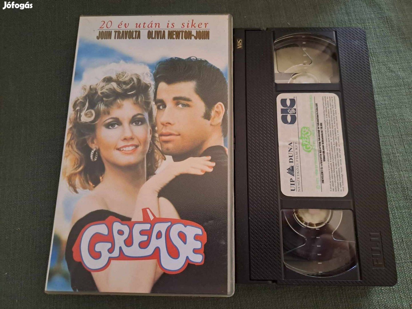 Grease VHS - John Travola és Olivia Newton John