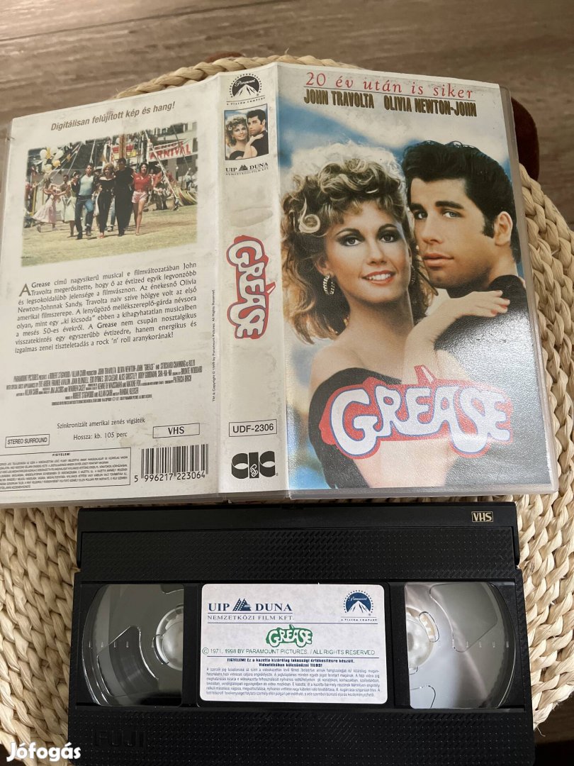 Grease vhs film