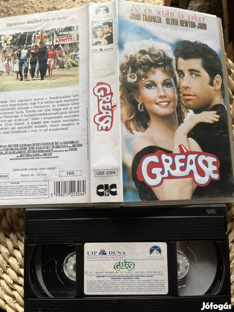 Grease vhs kazetta