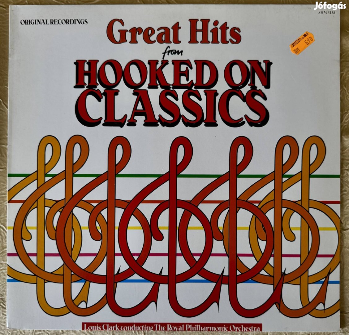 Great Hits From Hooked On Classics bakelit hanglemez angol