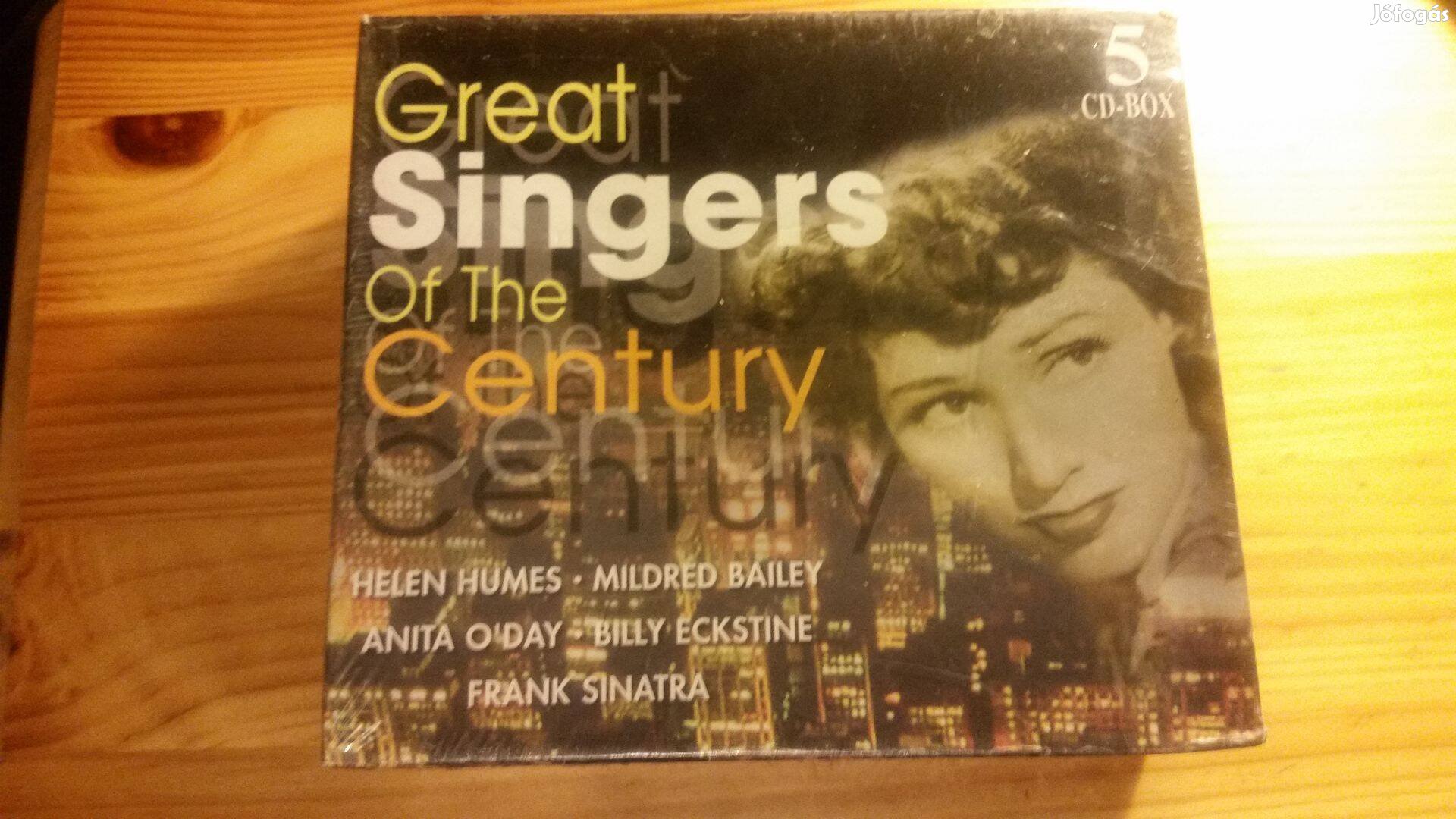Great Singers Of The Century -Az évszázad nagyszerű énekesei -5 CD -új
