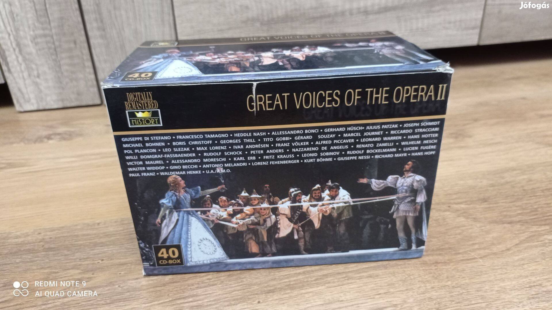 Great Voices of the opera II. - válogatás - 40 db. -os cd box