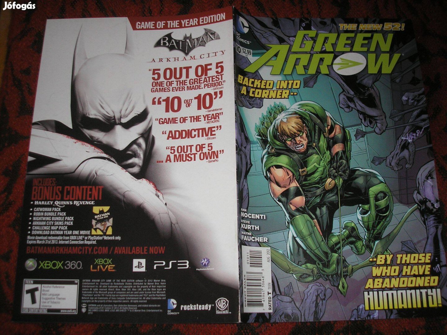 Green Arrow (Zöld Íjász) amerikai DC képregény 10. száma eladó!