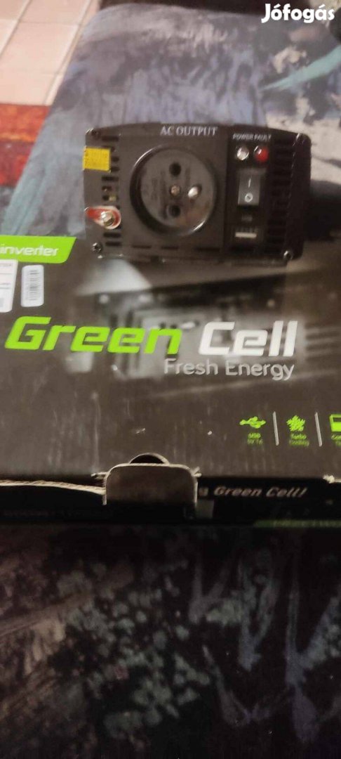 Green Cell Autós feszültség átalakító 12V-ról 230V-ra 500W