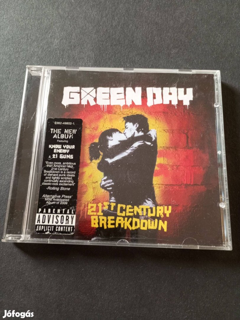 Green Day 21st Century Breakdown karcmentes cd lemez