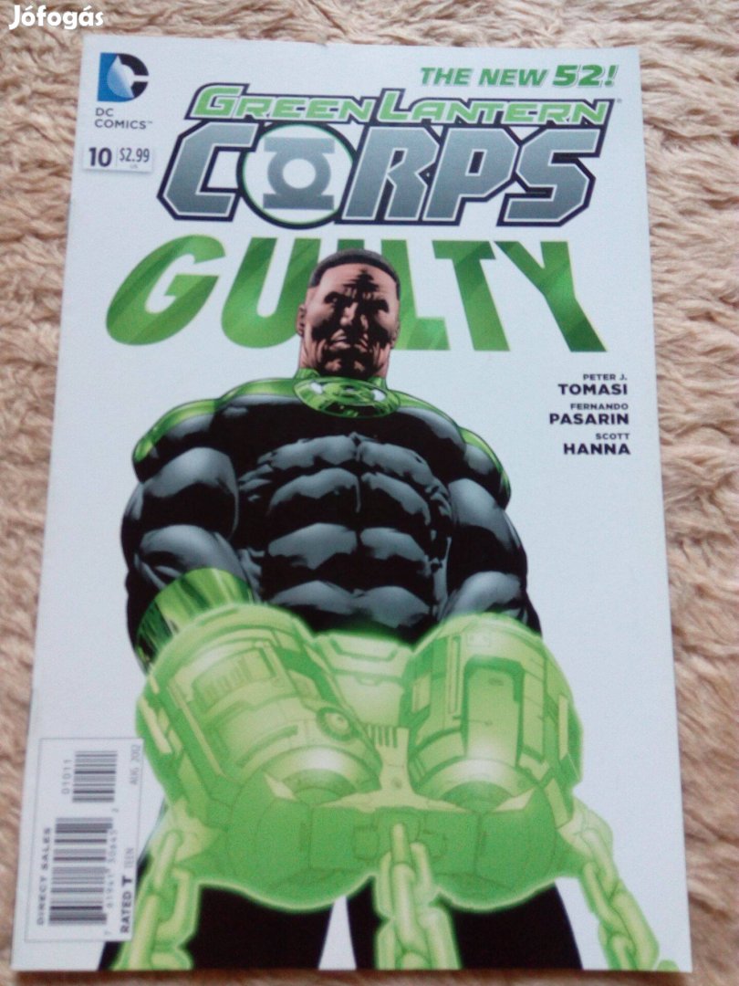 Green Lantern Corps amerikai DC képregény 10. száma eladó!