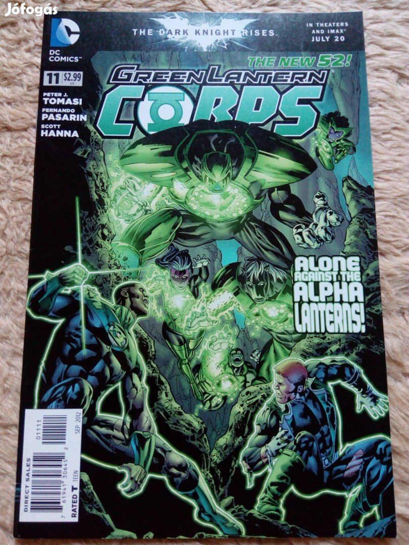 Green Lantern Corps amerikai DC képregény 11. száma eladó!