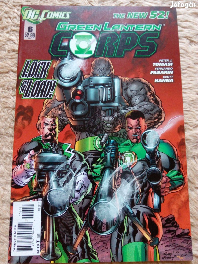 Green Lantern Corps amerikai DC képregény 6. száma eladó!