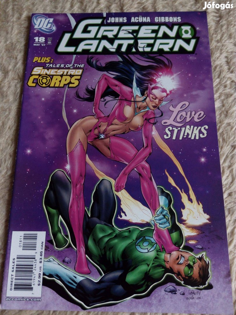 Green Lantern (Zöld Lámpás) amerikai DC képregény 18. száma eladó!