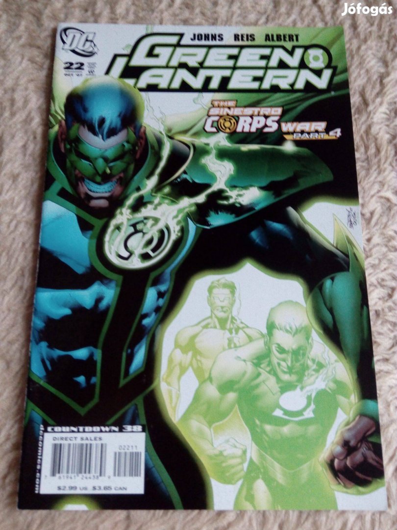 Green Lantern (Zöld Lámpás) amerikai DC képregény 22. száma eladó!