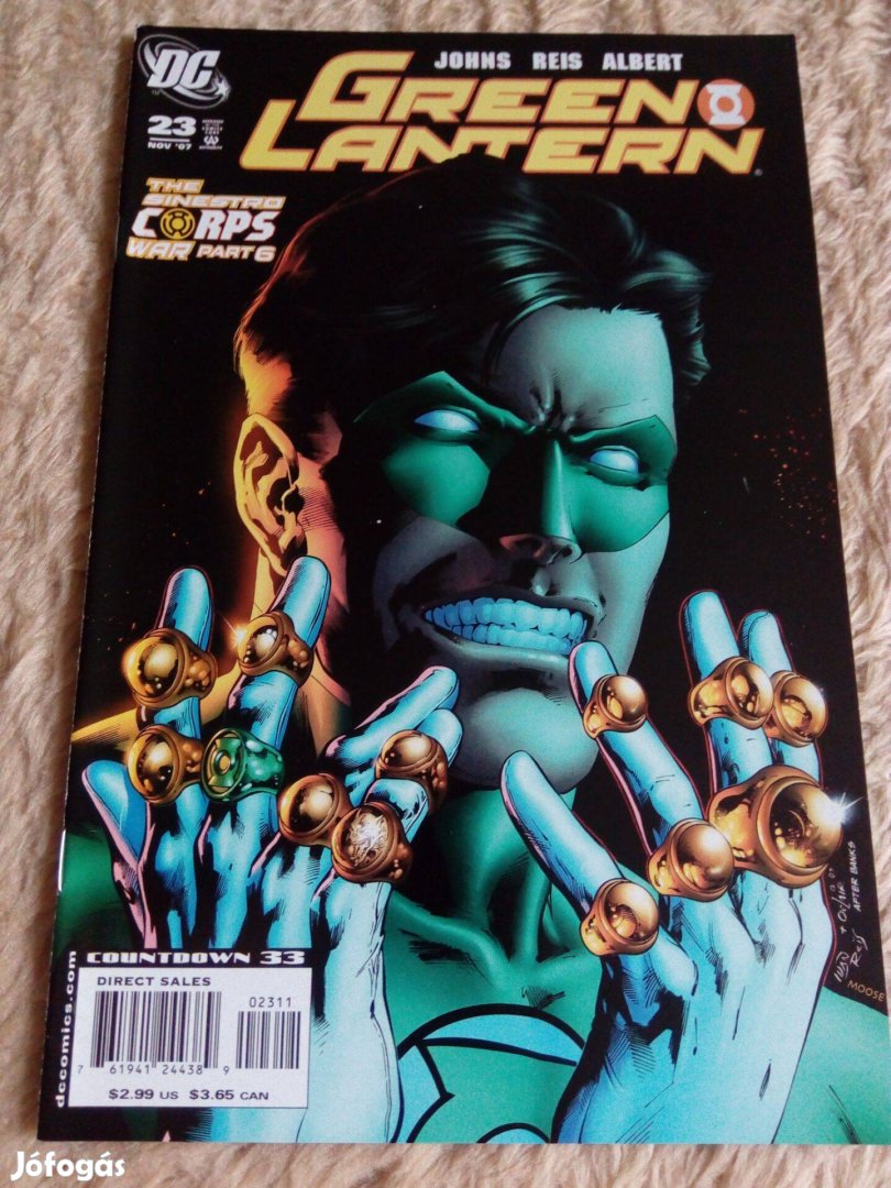 Green Lantern (Zöld Lámpás) amerikai DC képregény 23. száma eladó!