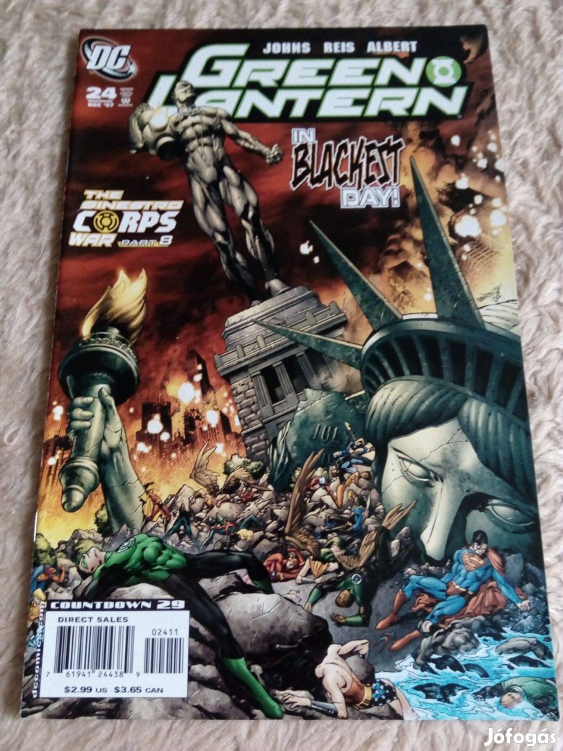 Green Lantern (Zöld Lámpás) amerikai DC képregény 24. száma eladó!