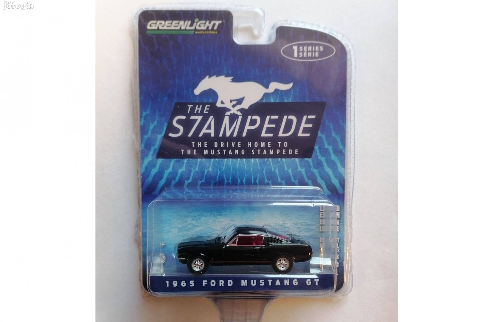 Greenlight 1965 ford mustang gt the drive home to the mustang stamped