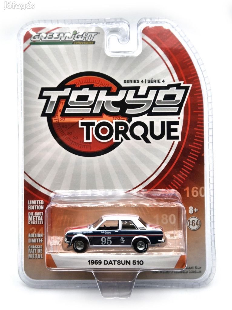 Greenlight Tokyo Torque - Datsun 510 #95 (1969) -  Greenlight - 1:64