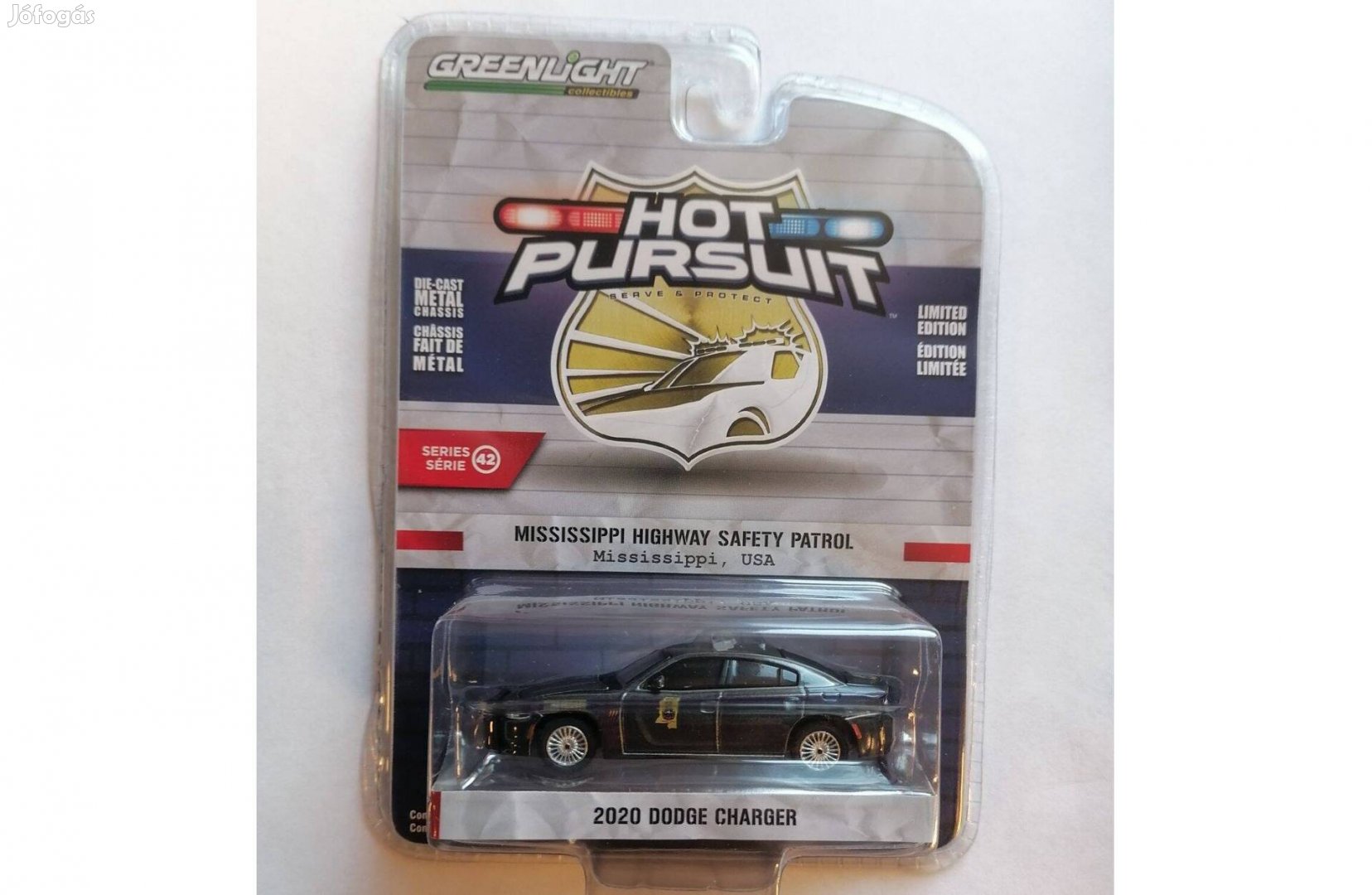 Greenlight hot pursuit series 42 2020 Dodge Charger - Mississippi High