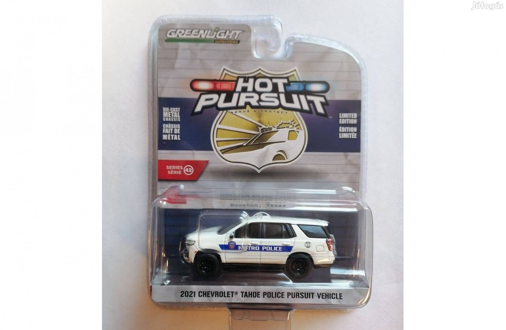 Greenlight hot pursuit series 42 2021 Chevrolet Tahoe Police Pursuit