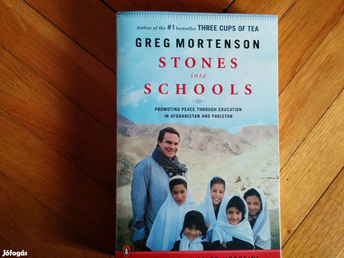 Greg Mortenson - Stones into Schools angol nyelvű könyv- postázom is