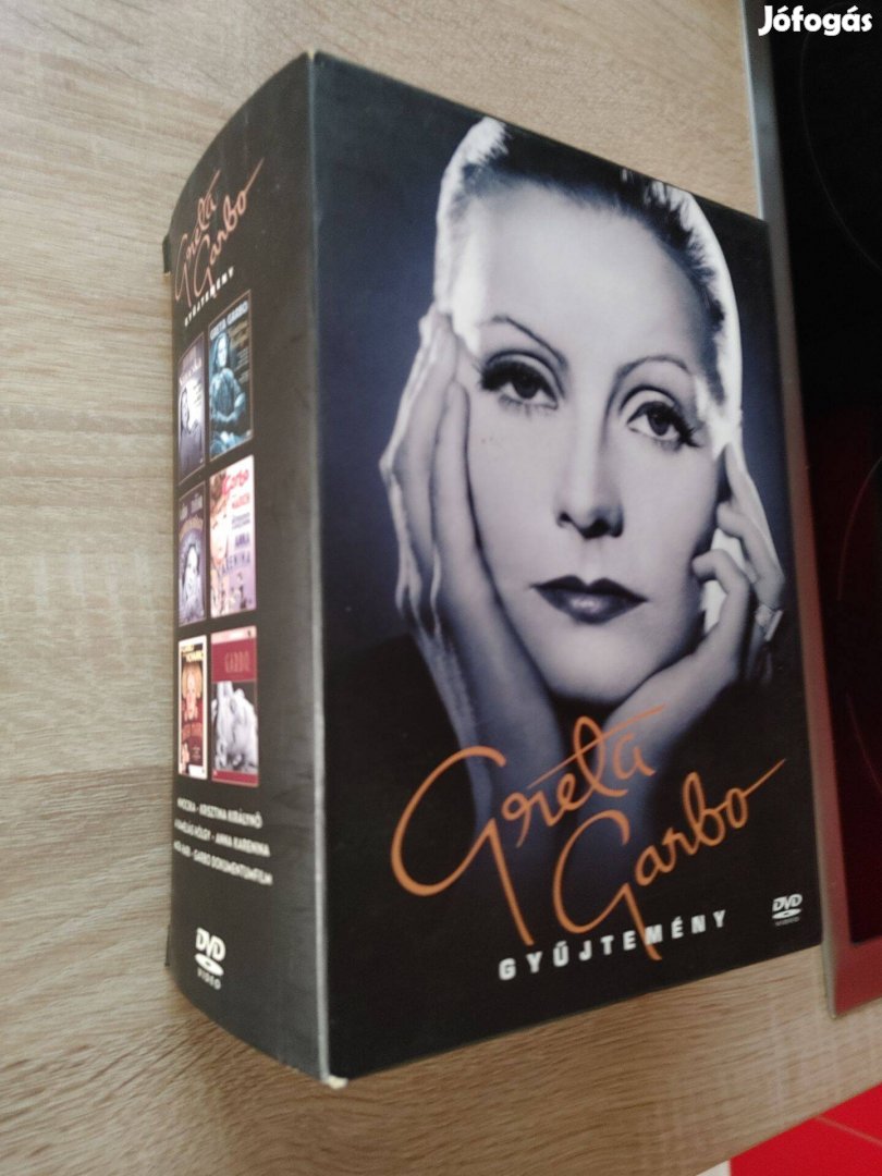 Greta Garbo gyűjtemény 6 db celofános bontatlan DVD film