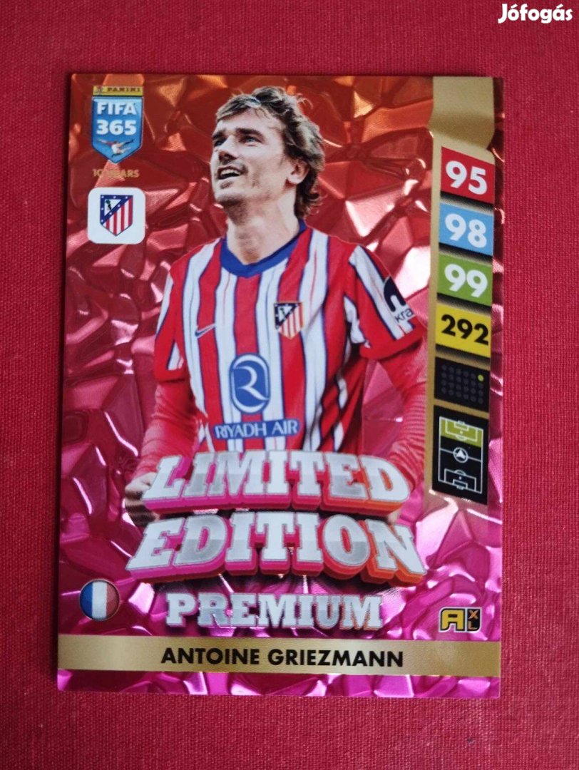 Griezmann Atletico Madrid FIFA 365 2025 Prémium Limited edition kártya