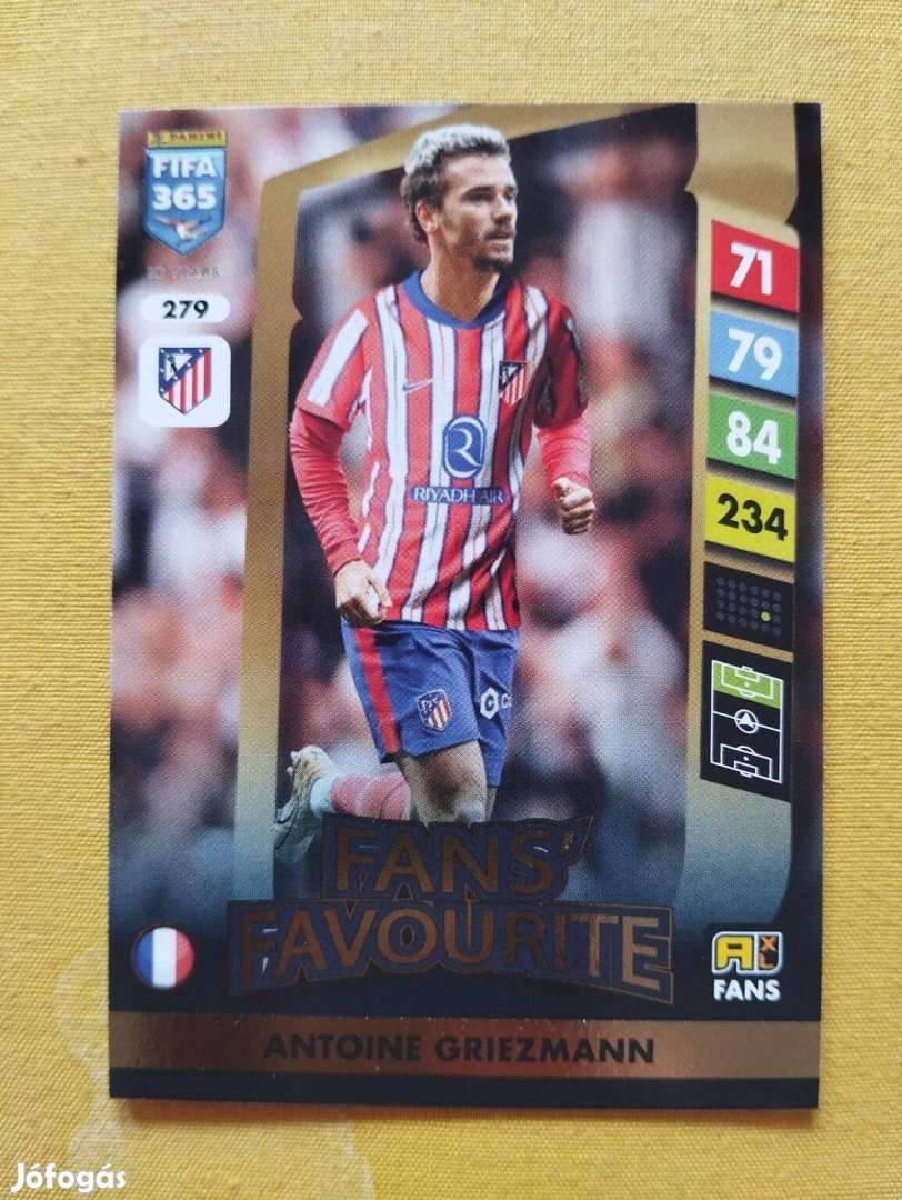 Griezmann (Atletico Madrid) FIFA 365 2025 Fans Favourite focis kártya