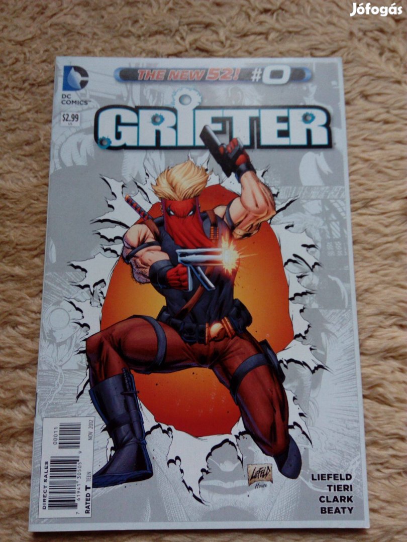 Grifter (2011-es sorozat) amerikai DC képregény 0. száma eladó!