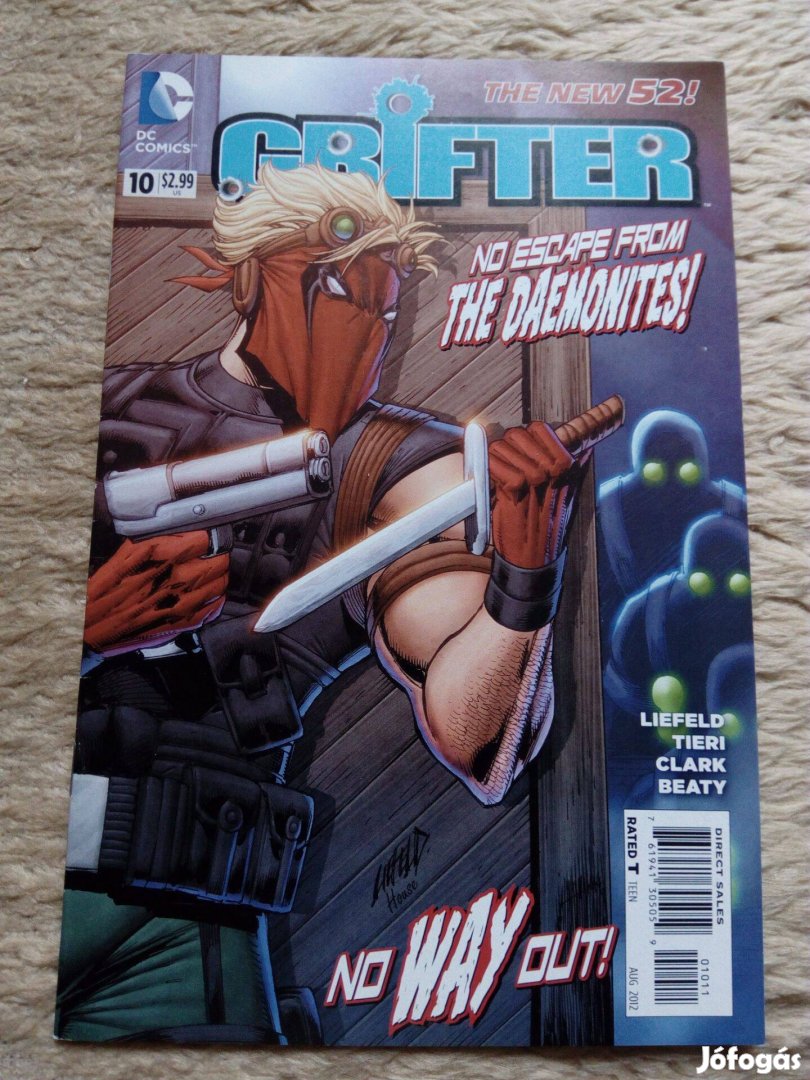 Grifter (2011-es sorozat) amerikai DC képregény 10. száma eladó!