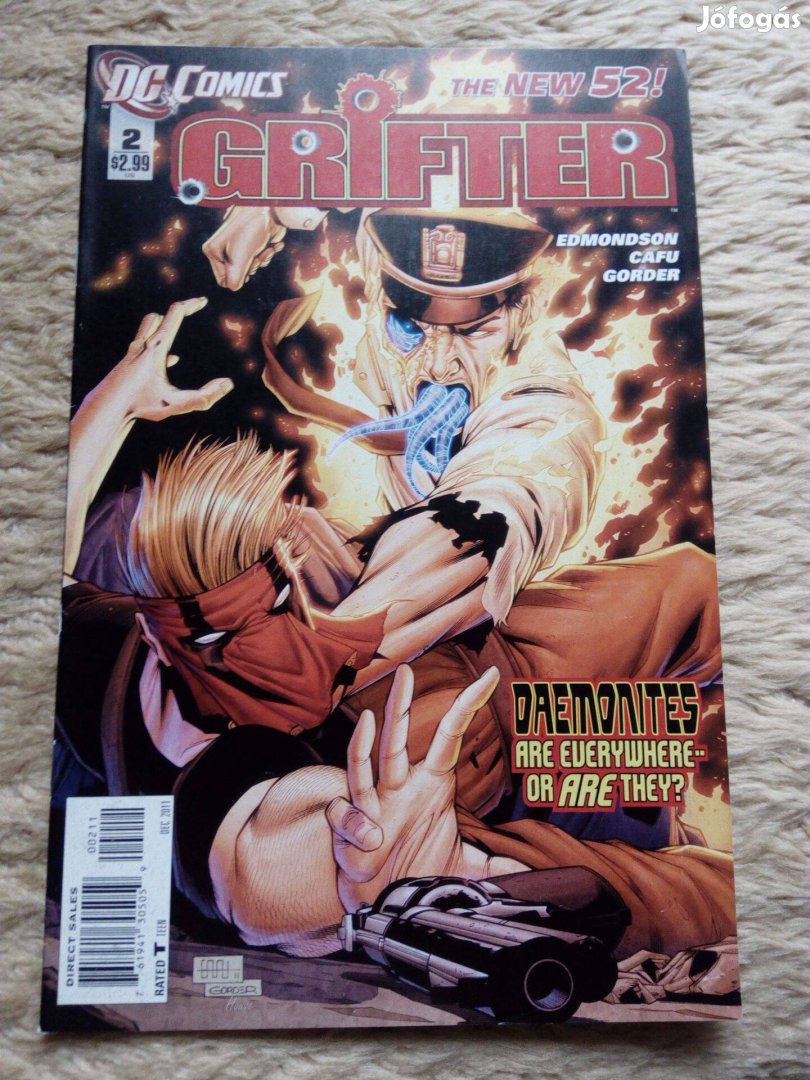 Grifter (2011-es sorozat) amerikai DC képregény 2. száma eladó!