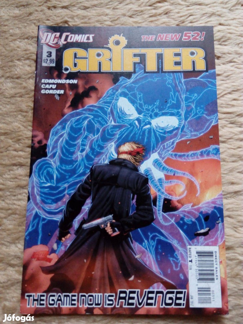 Grifter (2011-es sorozat) amerikai DC képregény 3. száma eladó!