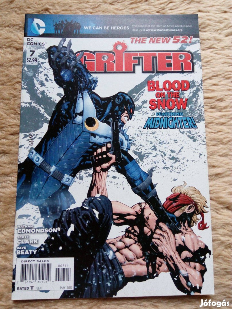 Grifter (2011-es sorozat) amerikai DC képregény 7. száma eladó!