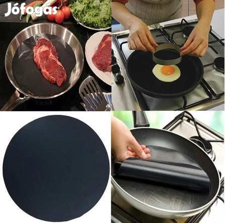 Grill BBQ Tapadásmentes Kerek Grillsütő lap   (2778)
